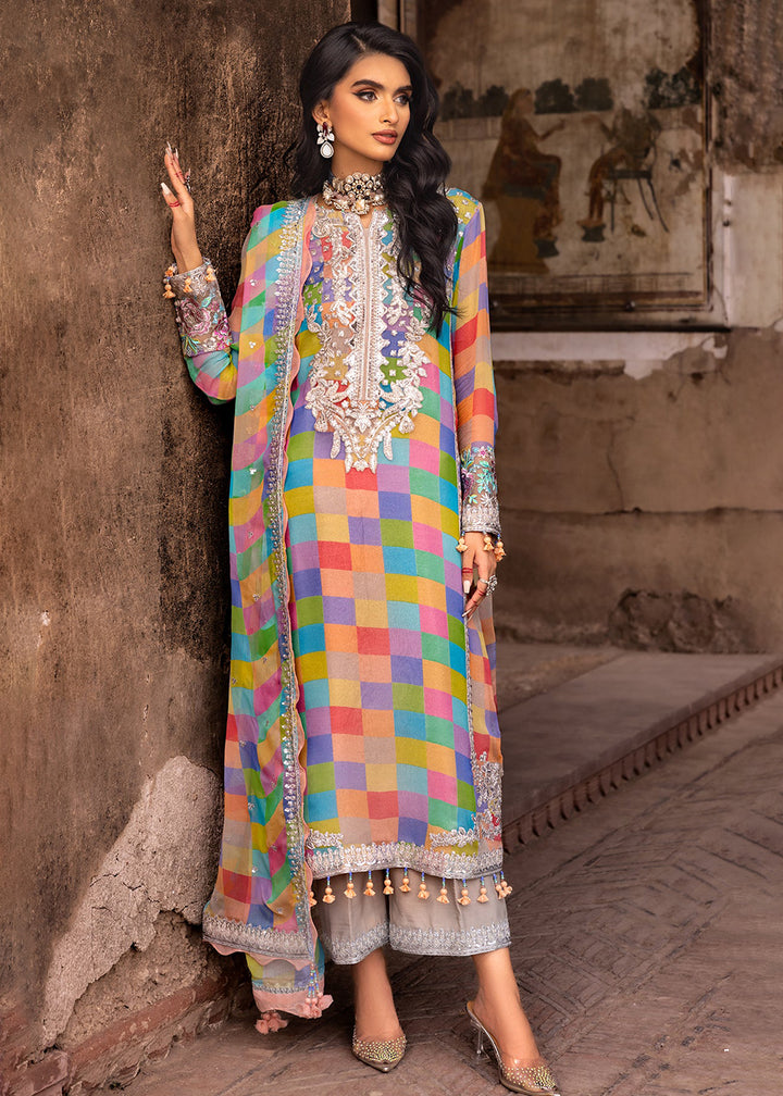 Buy Now Vasal Luxury Chiffon Collection 25 by Charizma | VSL25-14 Online in US, UK, Canada, Germany, Italy, Austria, France, UAE & Worldwide at Empress Clothing