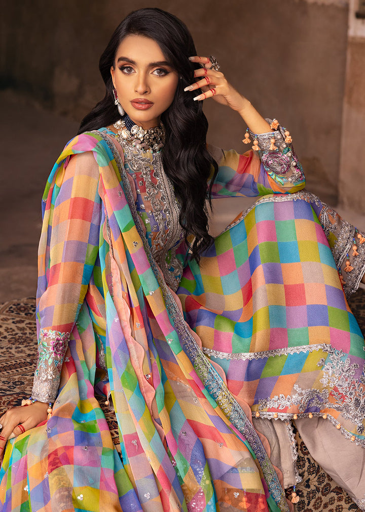 Buy Now Vasal Luxury Chiffon Collection 25 by Charizma | VSL25-14 Online in US, UK, Canada, Germany, Italy, Austria, France, UAE & Worldwide at Empress Clothing