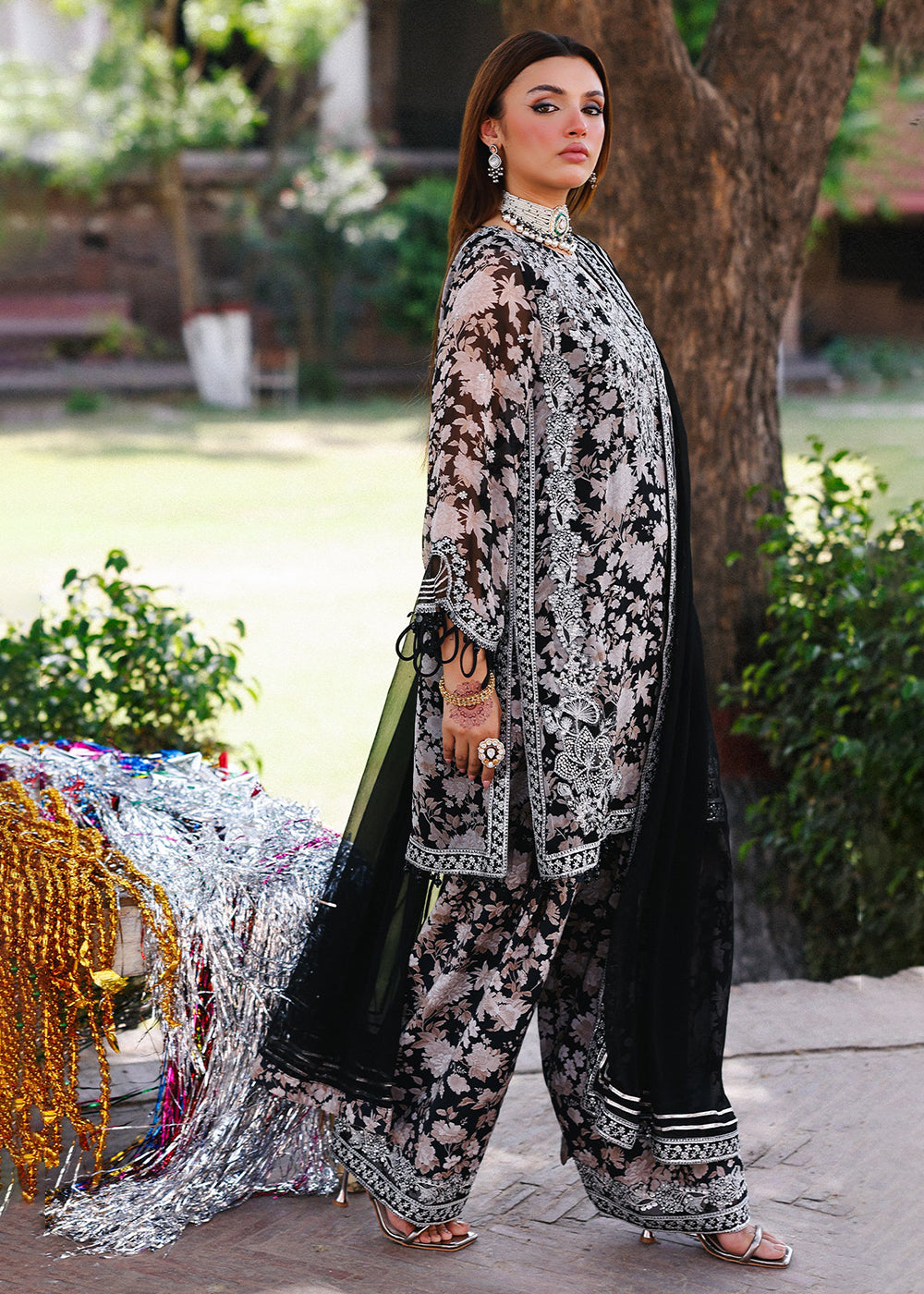 Buy Now Vasal Luxury Chiffon Collection '25 by Charizma | VSL5-15 Online in USA, UK, Canada, France, Italy, Germany, Australia & Worldwide at Empress Clothing.