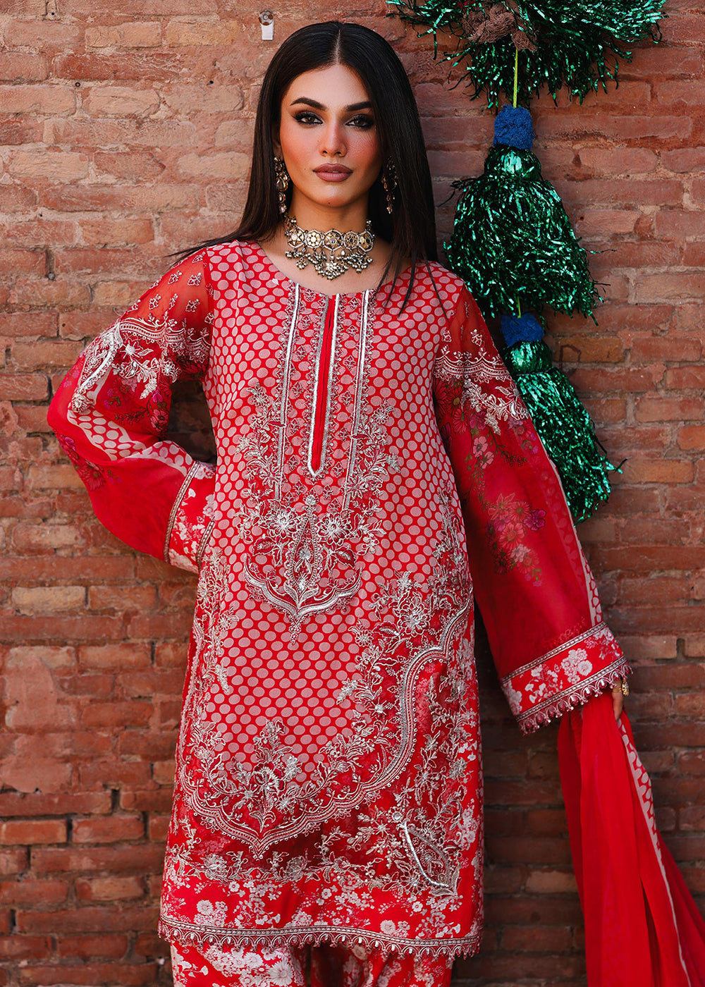 Buy Now Vasal Luxury Chiffon Collection '25 by Charizma | VSL5-16 Online in USA, UK, Canada, France, Italy, Germany, Australia & Worldwide at Empress Clothing.