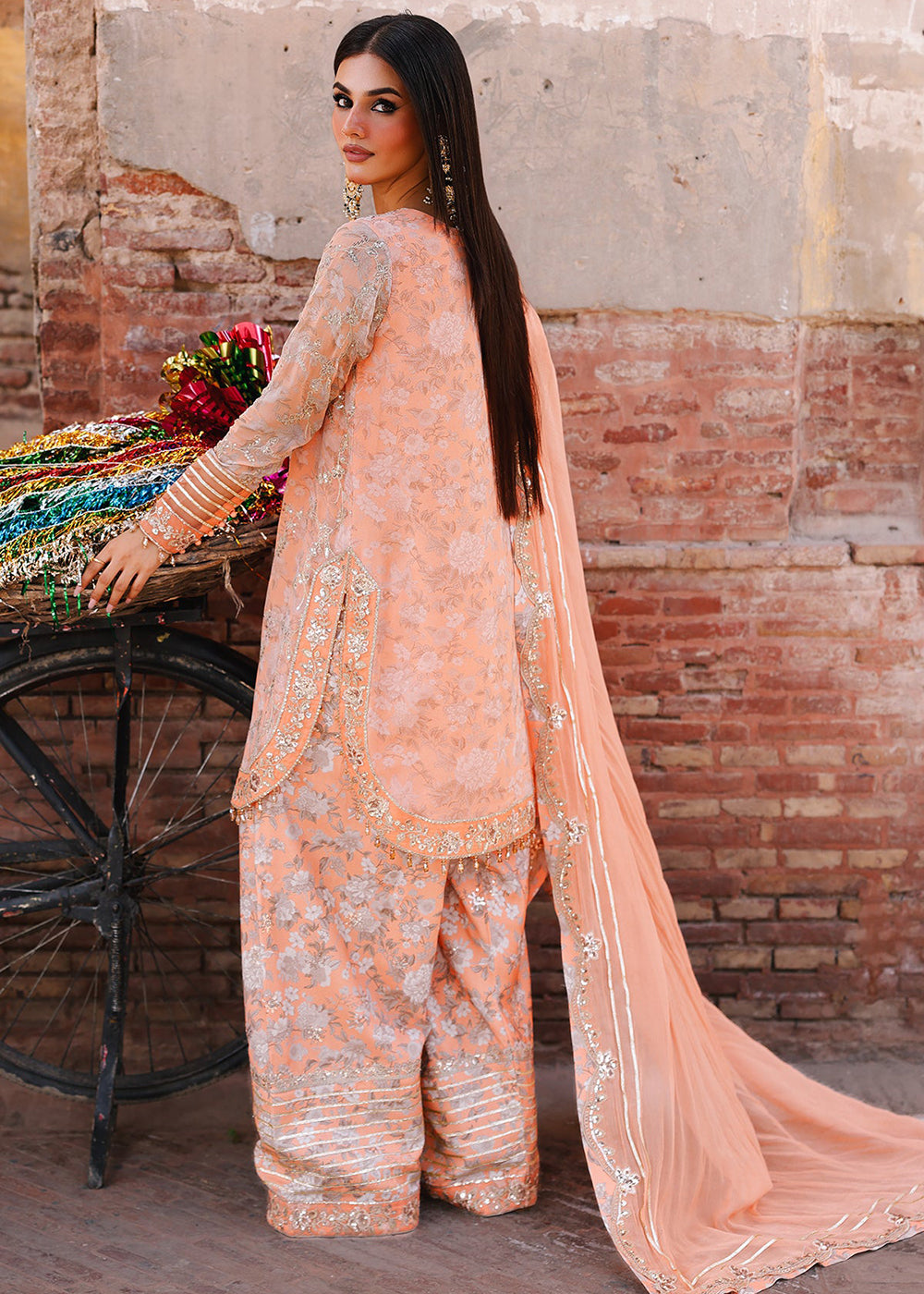 Buy Now Vasal Luxury Chiffon Collection '25 by Charizma | VSL5-19 Online in USA, UK, Canada, France, Italy, Germany, Australia & Worldwide at Empress Clothing.