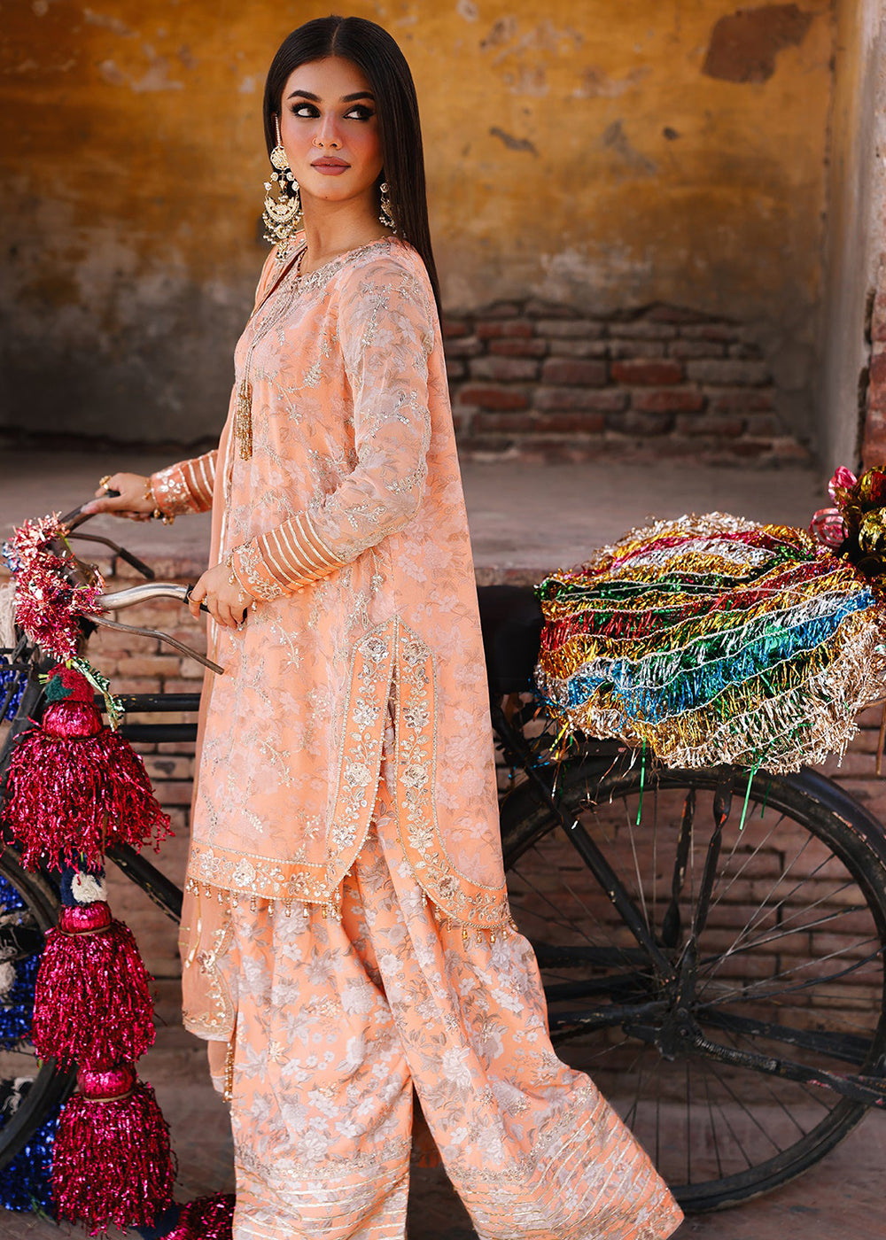 Buy Now Vasal Luxury Chiffon Collection '25 by Charizma | VSL5-19 Online in USA, UK, Canada, France, Italy, Germany, Australia & Worldwide at Empress Clothing.