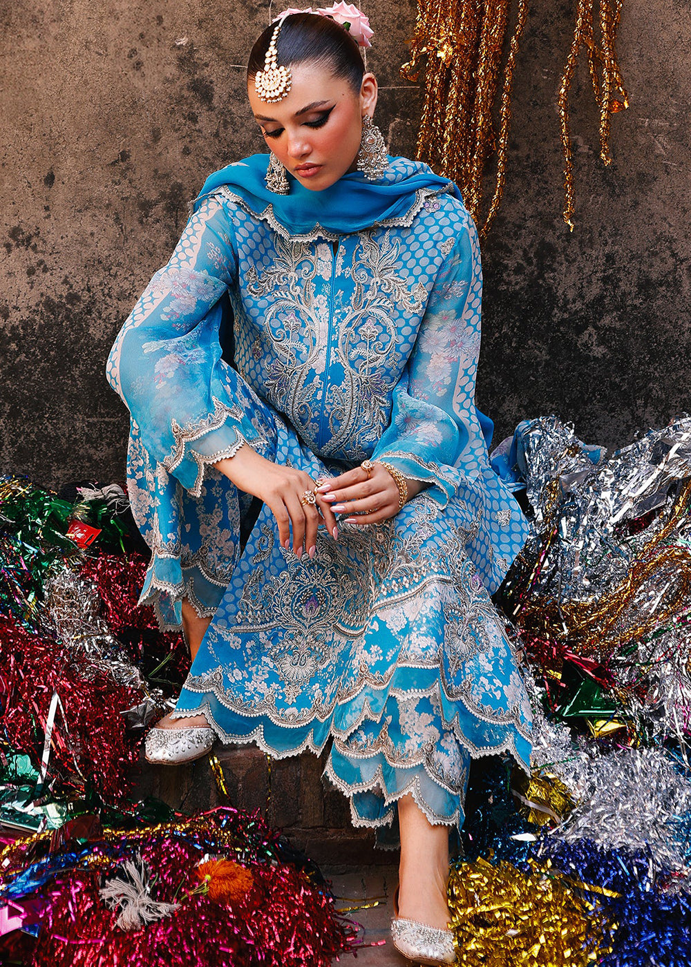 Buy Now Vasal Luxury Chiffon Collection '25 by Charizma | VSL5-20 Online in USA, UK, Canada, France, Italy, Germany, Australia & Worldwide at Empress Clothing.