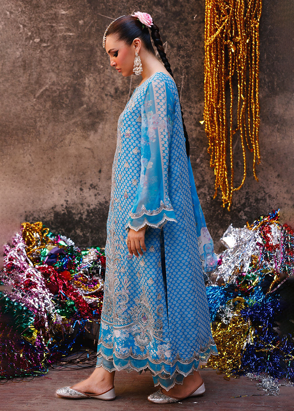 Buy Now Vasal Luxury Chiffon Collection '25 by Charizma | VSL5-20 Online in USA, UK, Canada, France, Italy, Germany, Australia & Worldwide at Empress Clothing.