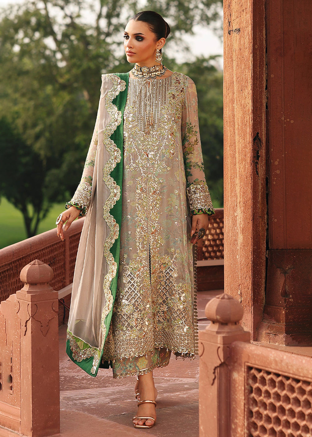 Buy Now Vasal Luxury Chiffon Collection '25 by Charizma | VSL5-23 Online in USA, UK, Canada, France, Italy, Germany, Spain, UAE & Worldwide at Empress Clothing.