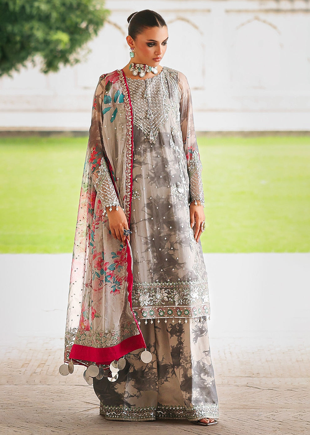 Buy Now Vasal Luxury Chiffon Collection '25 by Charizma | VSL5-27 Online in USA, UK, Canada, France, Italy, Germany, Spain, UAE & Worldwide at Empress Clothing.