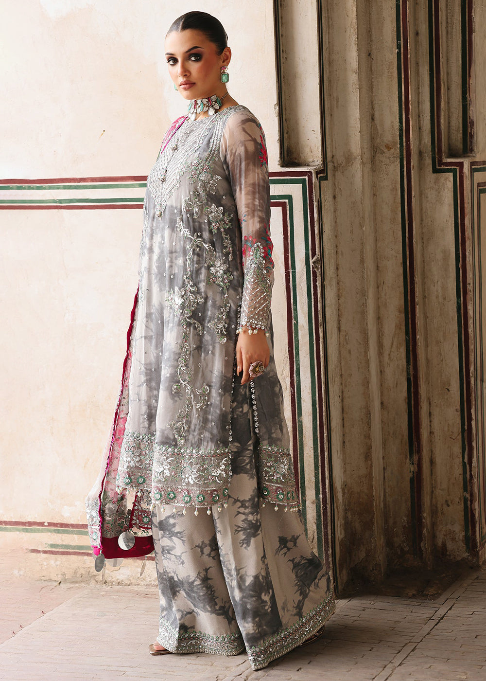 Buy Now Vasal Luxury Chiffon Collection '25 by Charizma | VSL5-27 Online in USA, UK, Canada, France, Italy, Germany, Spain, UAE & Worldwide at Empress Clothing.
