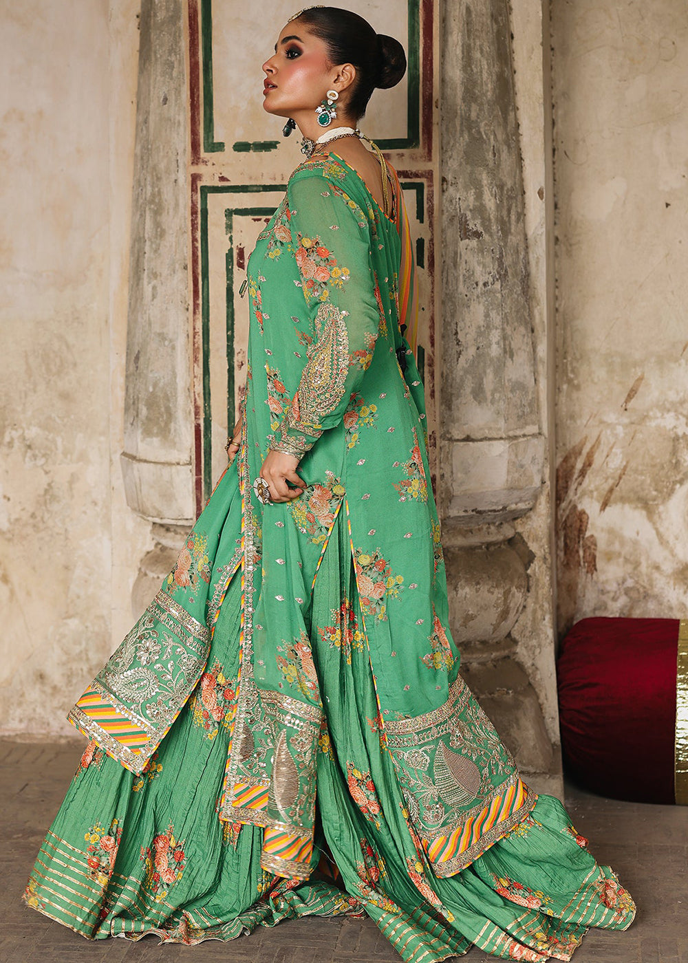 Buy Now Vasal Luxury Chiffon Collection '25 by Charizma | VSL5-28 Online in USA, UK, Canada, France, Italy, Germany, Spain, UAE & Worldwide at Empress Clothing.