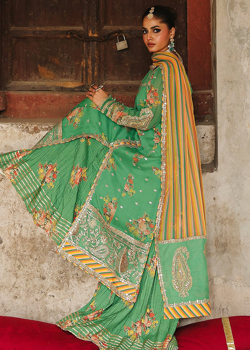 Buy Now Vasal Luxury Chiffon Collection '25 by Charizma | VSL5-28 Online in USA, UK, Canada, France, Italy, Germany, Spain, UAE & Worldwide at Empress Clothing.