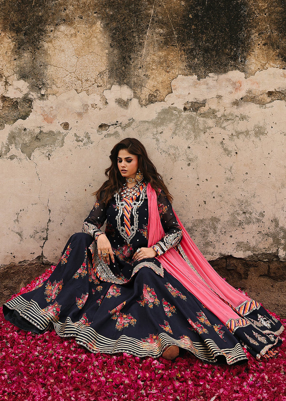 Buy Now Vasal Luxury Chiffon Collection '25 by Charizma | VSL5-29 Online in USA, UK, Canada, France, Italy, Germany, Spain, UAE & Worldwide at Empress Clothing.