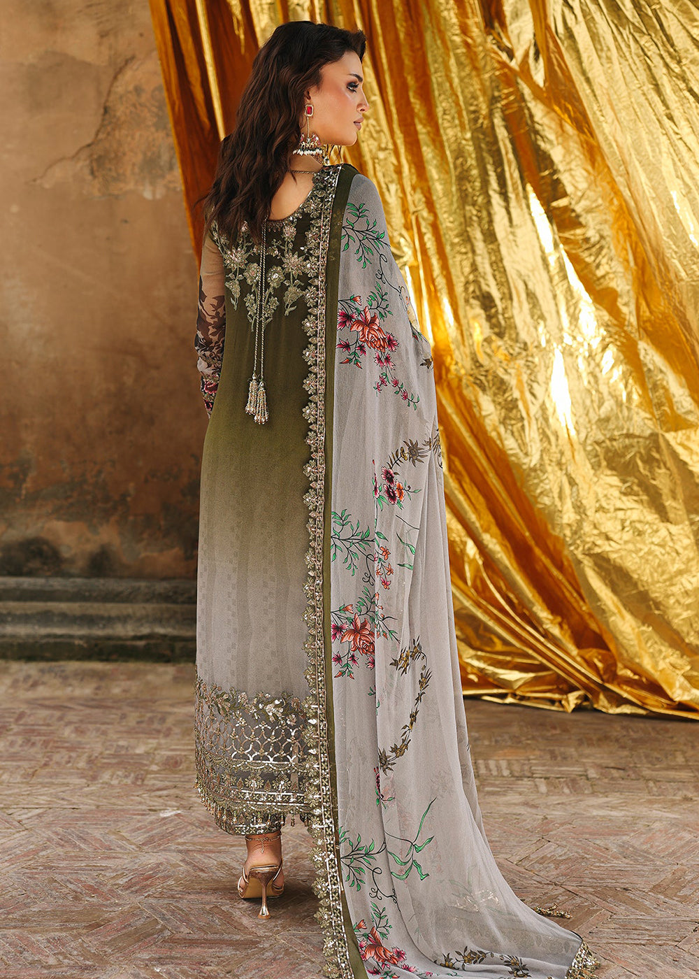 Buy Now Vasal Luxury Chiffon Collection '25 by Charizma | VSL5-31 Online in USA, UK, Canada, France, Italy, Germany, Spain, UAE & Worldwide at Empress Clothing.
