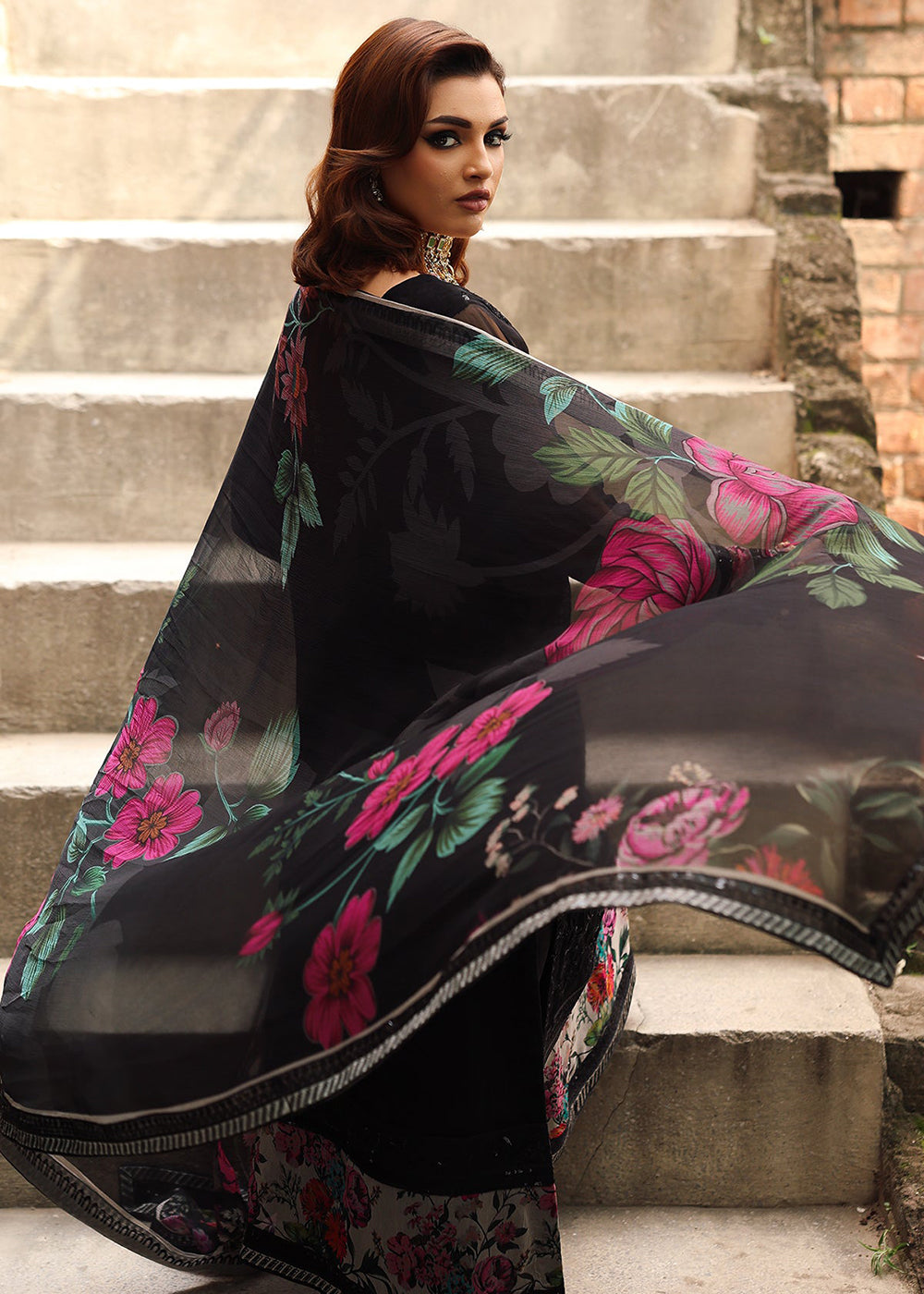 Buy Now Vasal Luxury Chiffon Collection '25 by Charizma | VSL5-33 Online in USA, UK, Canada, France, Greece, Germany, Ireland & Worldwide at Empress Clothing.