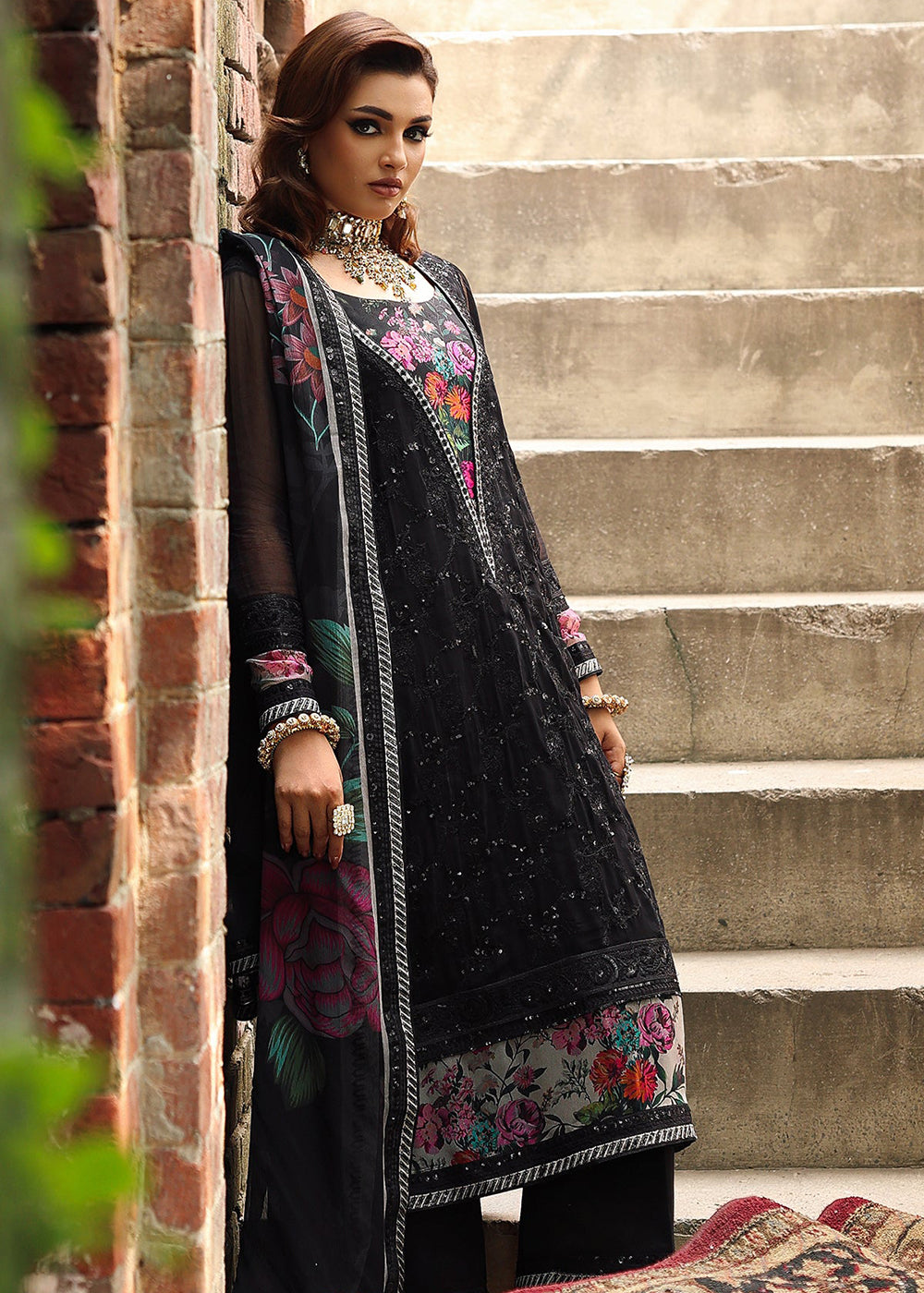 Buy Now Vasal Luxury Chiffon Collection '25 by Charizma | VSL5-33 Online in USA, UK, Canada, France, Greece, Germany, Ireland & Worldwide at Empress Clothing.