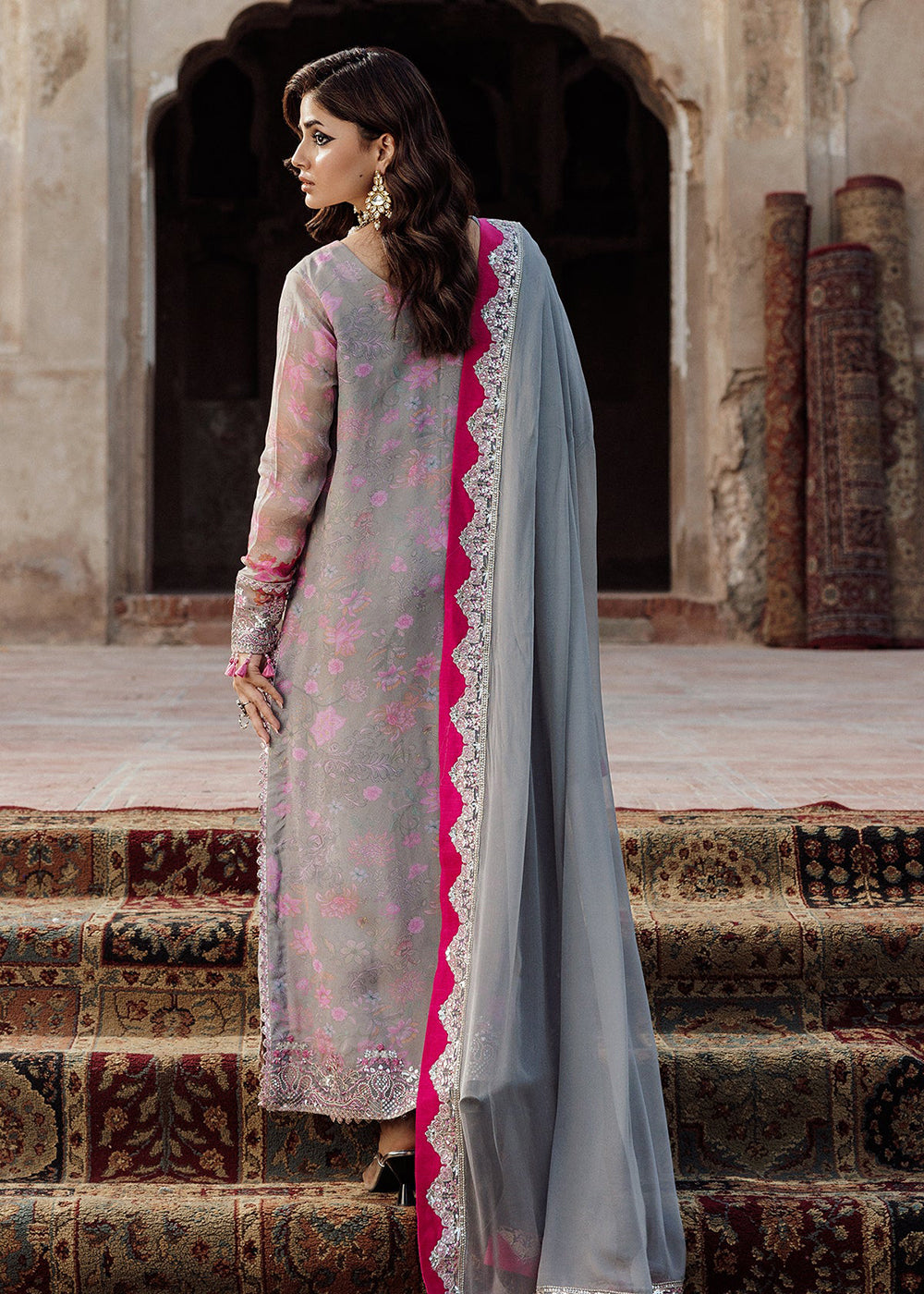 Buy Now Vasal Luxury Chiffon Collection '25 by Charizma | VSL5-34 Online in USA, UK, Canada, France, Greece, Germany, Ireland & Worldwide at Empress Clothing.