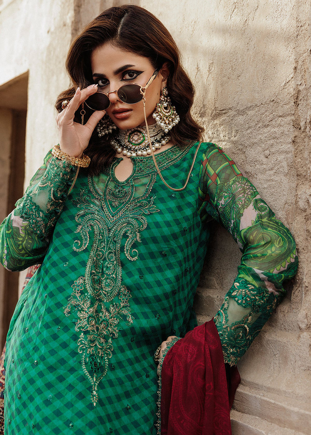 Buy Now Vasal Luxury Chiffon Collection '25 by Charizma | VSL5-35 Online in USA, UK, Canada, France, Greece, Germany, Ireland & Worldwide at Empress Clothing.