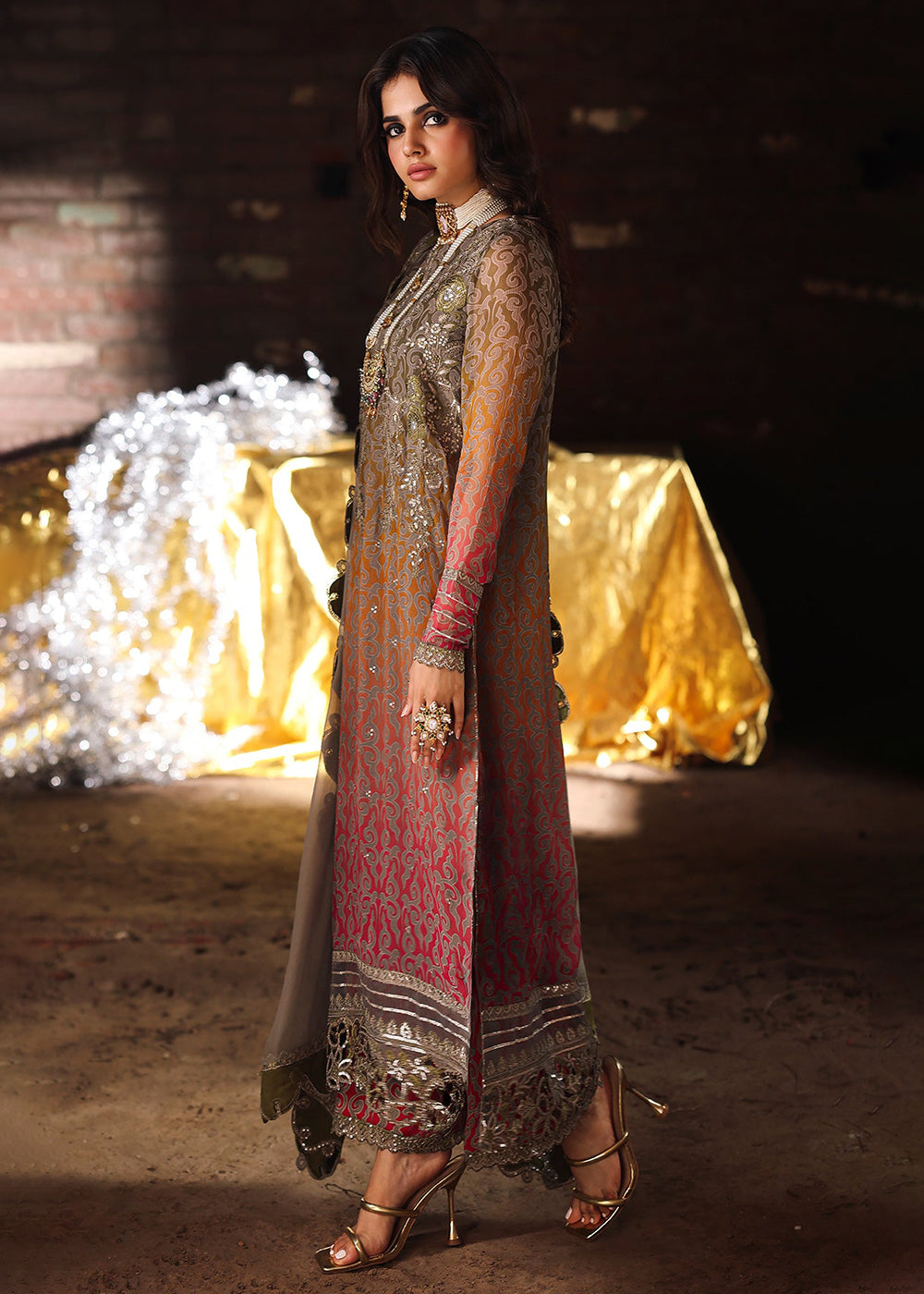 Buy Now Vasal Luxury Chiffon Collection '25 by Charizma | VSL5-37 Online in USA, UK, Canada, France, Greece, Germany, Ireland & Worldwide at Empress Clothing.