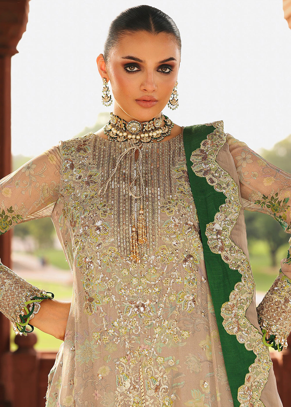 Buy Now Vasal Luxury Chiffon Collection '25 by Charizma | VSL5-38 Online in USA, UK, Canada, France, Greece, Germany, Ireland & Worldwide at Empress Clothing.