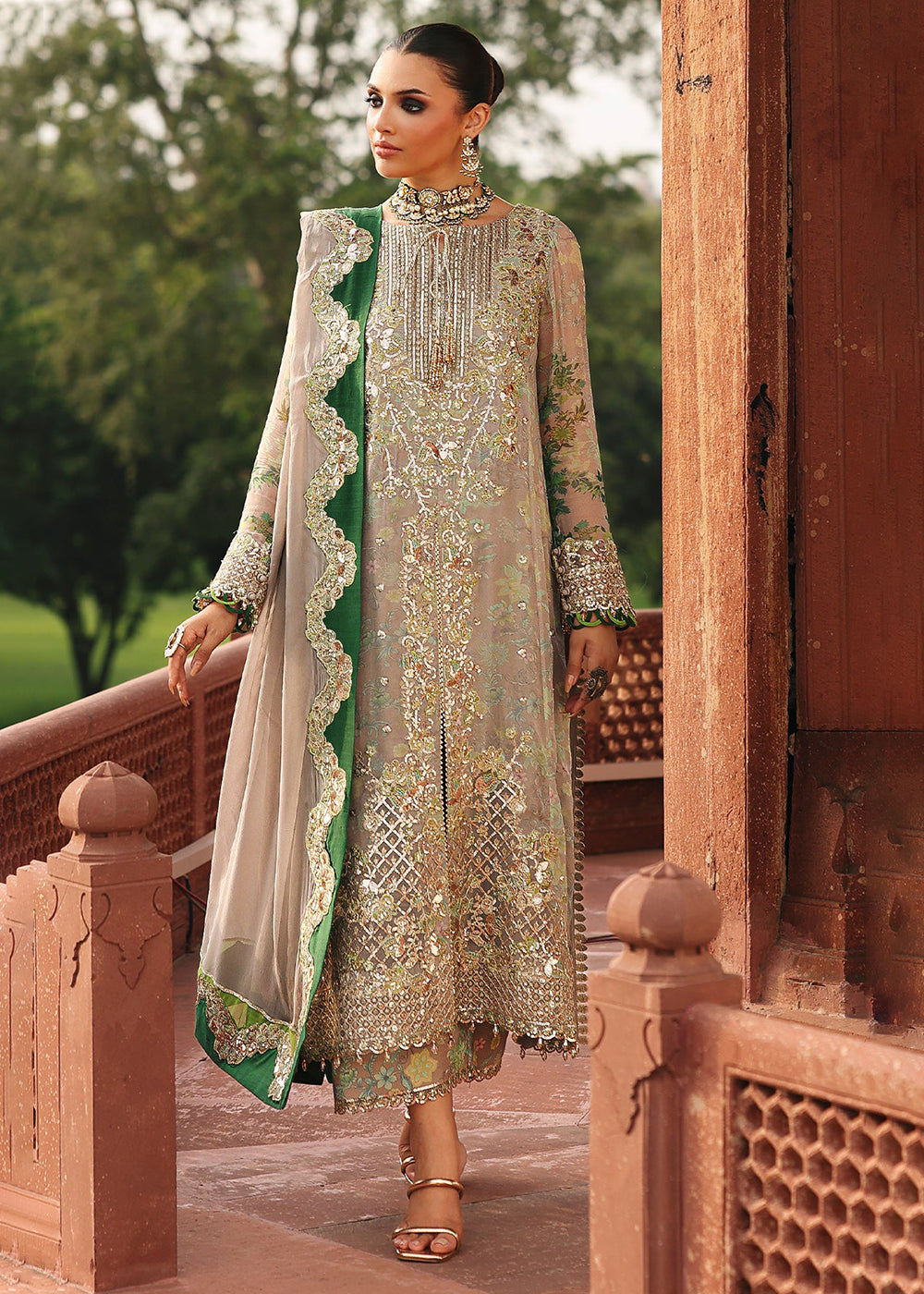 Buy Now Vasal Luxury Chiffon Collection '25 by Charizma | VSL5-38 Online in USA, UK, Canada, France, Greece, Germany, Ireland & Worldwide at Empress Clothing.