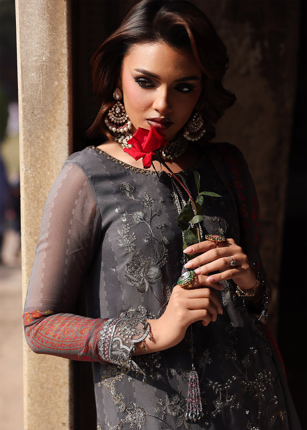 Buy Now Vasal Luxury Chiffon Collection '25 by Charizma | VSL5-41 Online in USA, UK, Canada, France, Greece, Germany, Ireland & Worldwide at Empress Clothing.