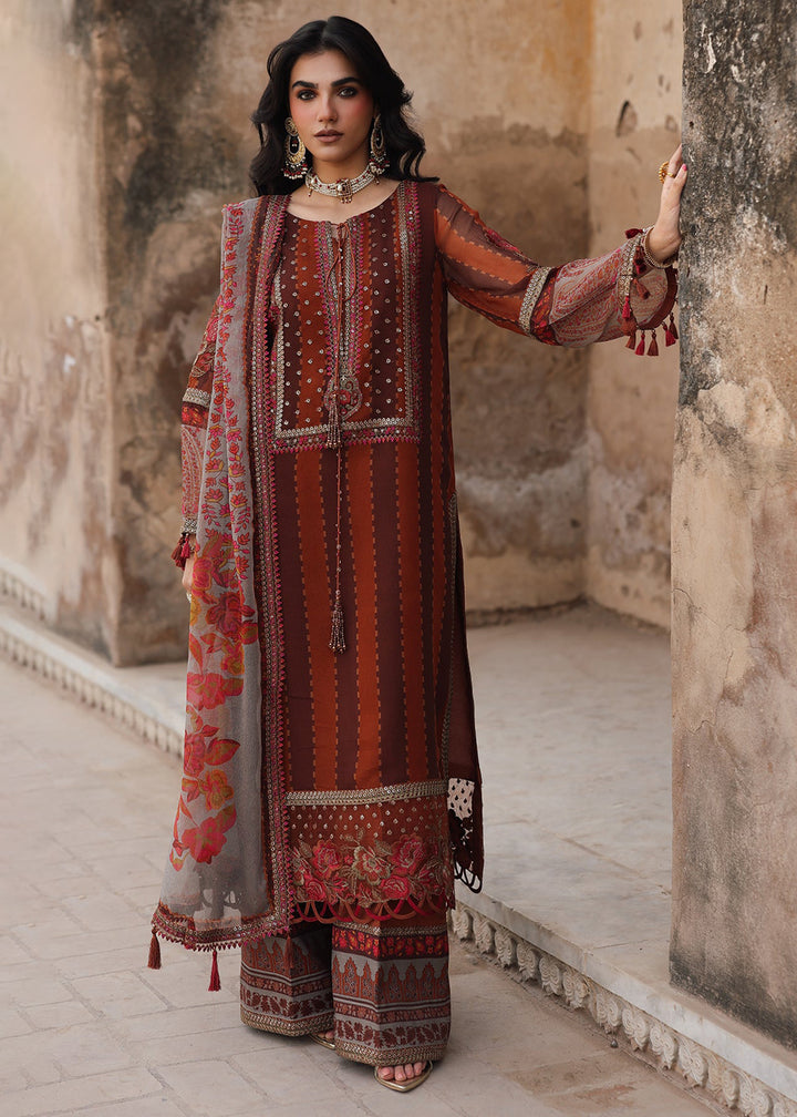 Buy Now Vasal Luxury Chiffon Collection '25 by Charizma | VSL5-42 Online in USA, UK, Canada, France, Greece, Germany, Ireland & Worldwide at Empress Clothing.