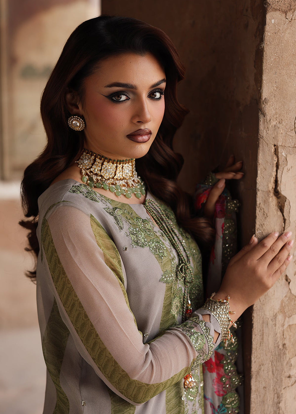 Buy Now Vasal Luxury Chiffon Collection '25 by Charizma | VSL5-46 Online in USA, UK, Canada, France, Greece, Germany, Ireland & Worldwide at Empress Clothing.