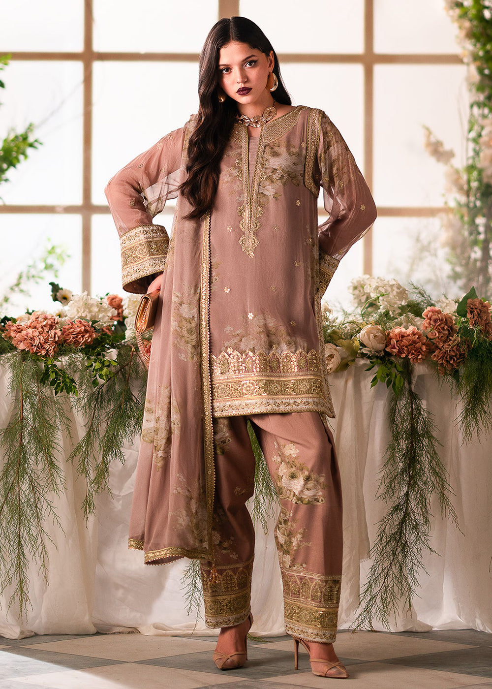 Buy Now Vasal Luxury Chiffon Collection '24 by Charizma | VSL5-02 Online at Empress Online in USA, UK, Canada & Worldwide at Empress Clothing.