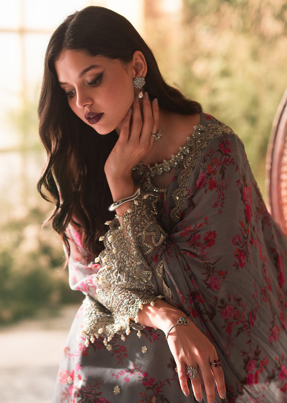 Buy Now Vasal Luxury Chiffon Collection '24 by Charizma | VSL5-05 Online at Empress Online in USA, UK, Canada & Worldwide at Empress Clothing.