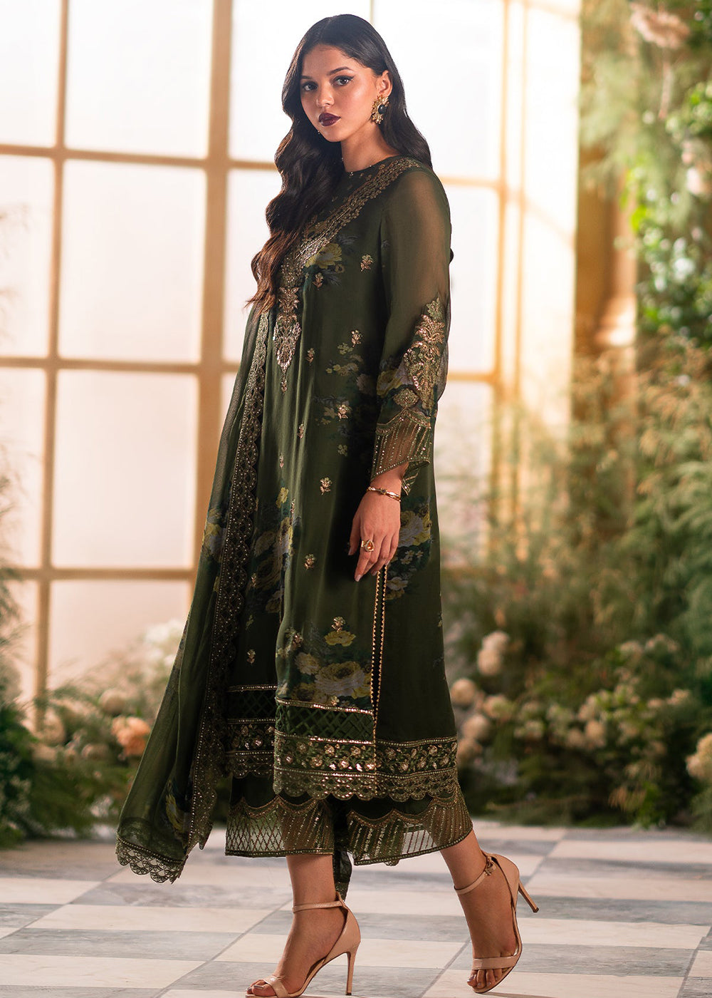 Buy Now Vasal Luxury Chiffon Collection '24 by Charizma | VSL5-06 Online at Empress Online in USA, UK, Canada & Worldwide at Empress Clothing.