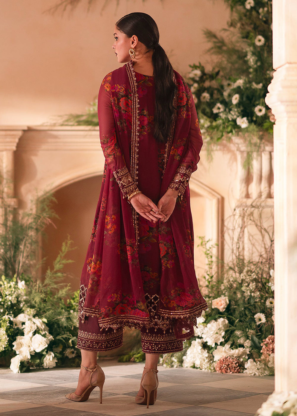 Buy Now Vasal Luxury Chiffon Collection '24 by Charizma | VSL5-08 Online at Empress Online in USA, UK, Canada & Worldwide at Empress Clothing.