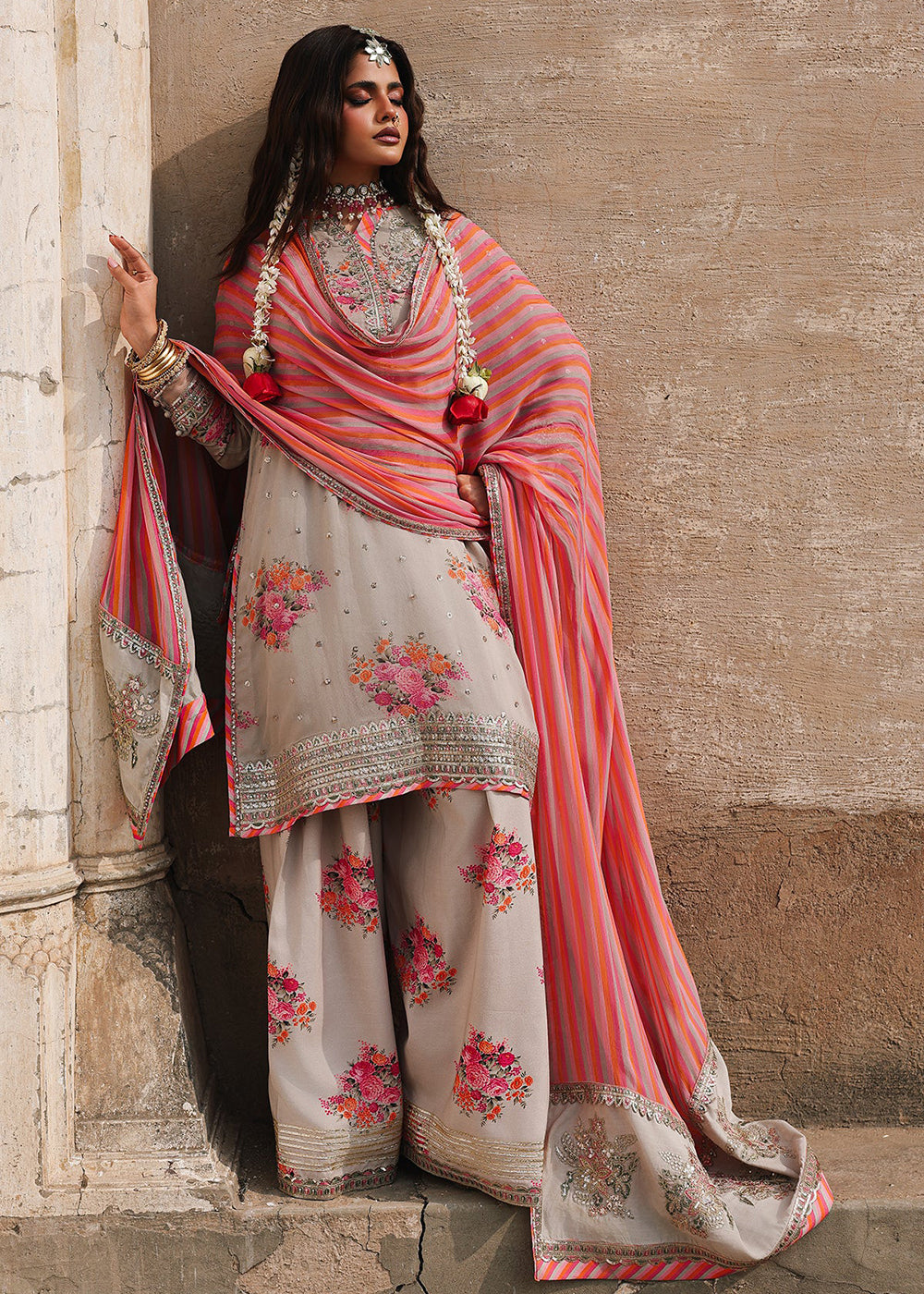 Buy Now Vasal Luxury Chiffon Collection '26 by Charizma | VSL6-09 Online in USA, UK, Canada, France, Greece, Germany, Ireland & Worldwide at Empress Clothing.