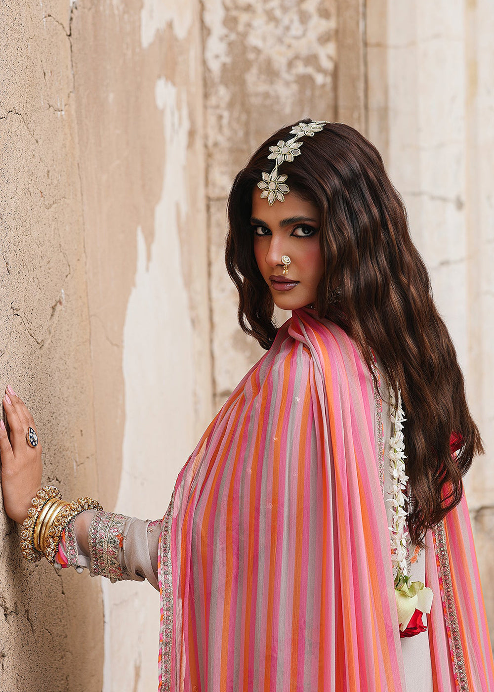 Buy Now Vasal Luxury Chiffon Collection '26 by Charizma | VSL6-09 Online in USA, UK, Canada, France, Greece, Germany, Ireland & Worldwide at Empress Clothing.