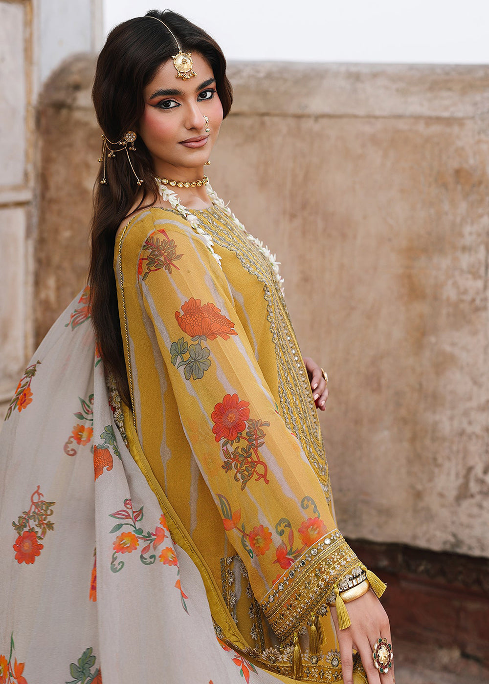 Buy Now Vasal Luxury Chiffon Collection '26 by Charizma | VSL6-10 Online in USA, UK, Canada, France, Greece, Germany, Ireland & Worldwide at Empress Clothing.