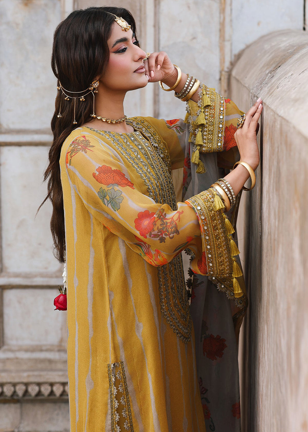 Buy Now Vasal Luxury Chiffon Collection '26 by Charizma | VSL6-10 Online in USA, UK, Canada, France, Greece, Germany, Ireland & Worldwide at Empress Clothing.