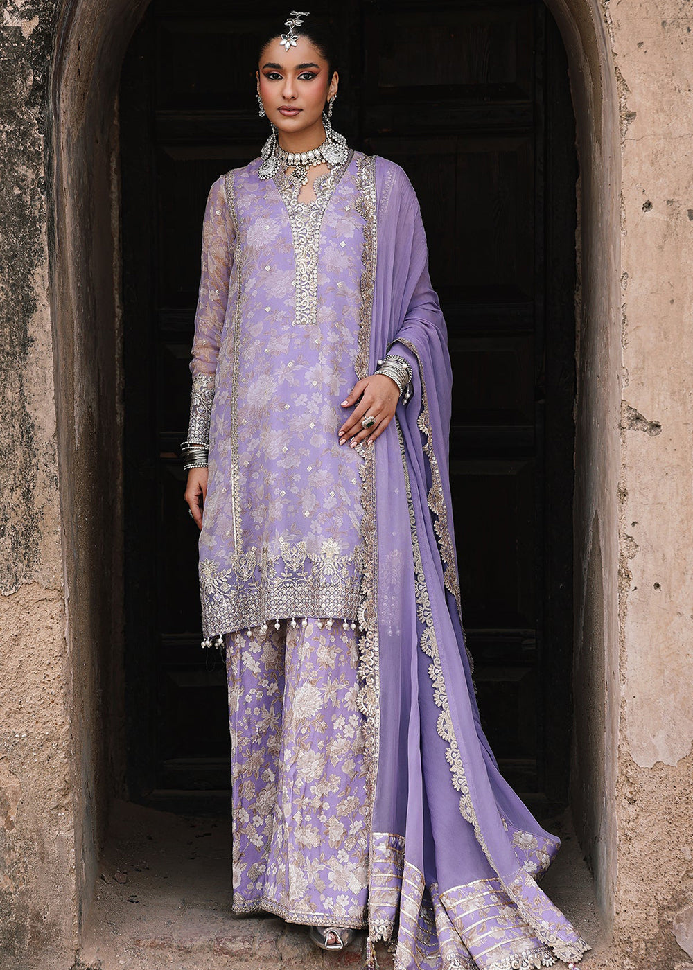 Buy Now Vasal Luxury Chiffon Collection '26 by Charizma | VSL6-11 Online in USA, UK, Canada, France, Greece, Germany, Ireland & Worldwide at Empress Clothing.