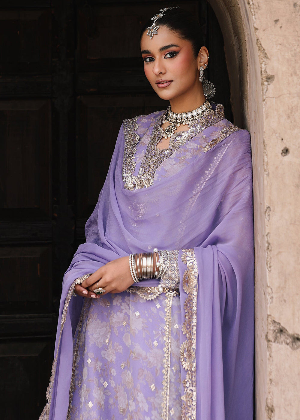 Buy Now Vasal Luxury Chiffon Collection '26 by Charizma | VSL6-11 Online in USA, UK, Canada, France, Greece, Germany, Ireland & Worldwide at Empress Clothing.