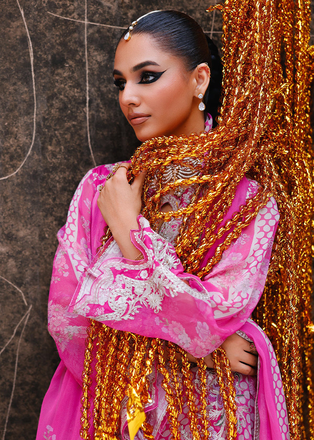 Buy Now Vasal Luxury Chiffon Collection '26 by Charizma | VSL6-14 Online in USA, UK, Canada, France, Greece, Germany, Ireland & Worldwide at Empress Clothing.