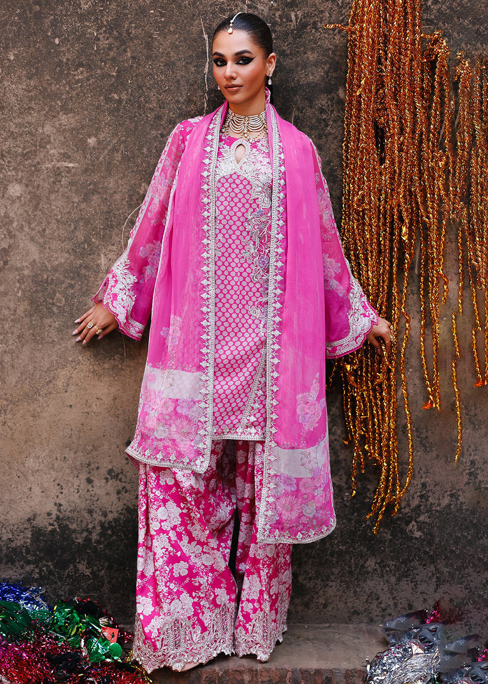 Buy Now Vasal Luxury Chiffon Collection '26 by Charizma | VSL6-14 Online in USA, UK, Canada, France, Greece, Germany, Ireland & Worldwide at Empress Clothing.