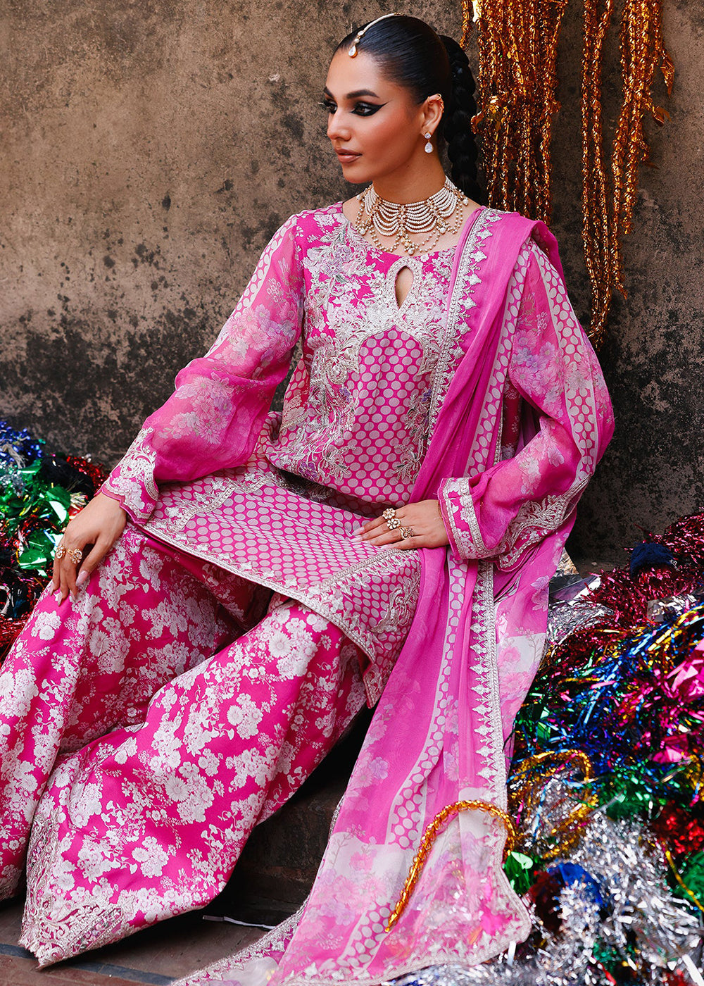 Buy Now Vasal Luxury Chiffon Collection '26 by Charizma | VSL6-14 Online in USA, UK, Canada, France, Greece, Germany, Ireland & Worldwide at Empress Clothing.