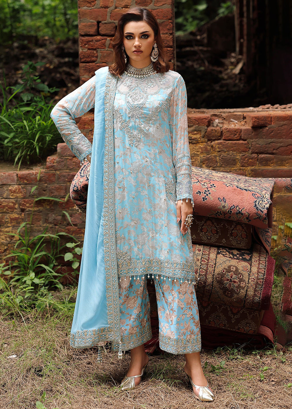 Buy Now Vasal Luxury Chiffon Collection '26 by Charizma | VSL6-15 Online in USA, UK, Canada, France, Greece, Germany, Ireland & Worldwide at Empress Clothing.