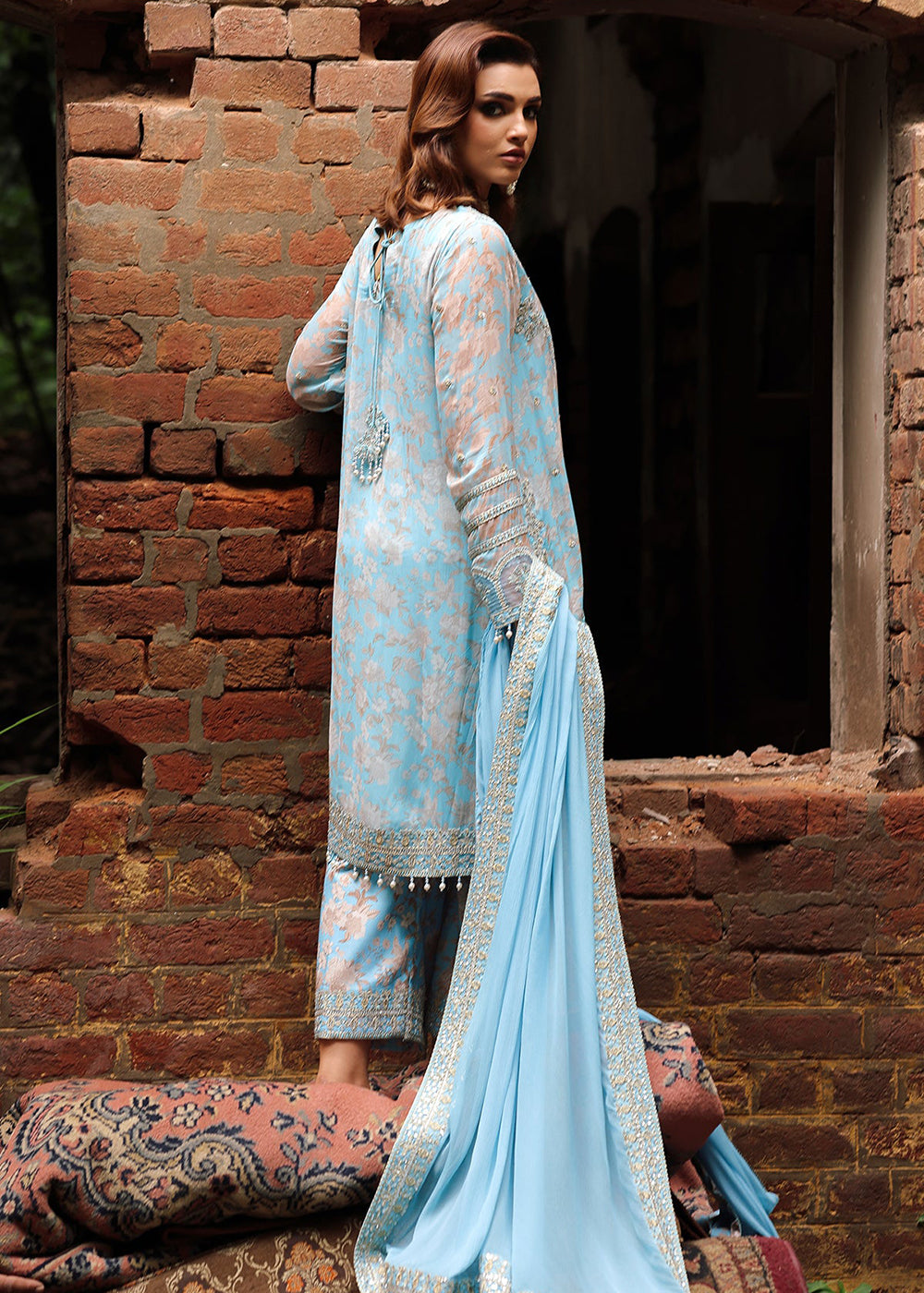 Buy Now Vasal Luxury Chiffon Collection '26 by Charizma | VSL6-15 Online in USA, UK, Canada, France, Greece, Germany, Ireland & Worldwide at Empress Clothing.