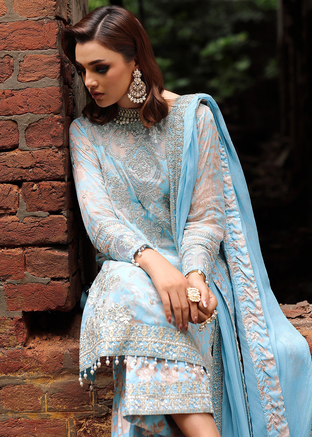 Buy Now Vasal Luxury Chiffon Collection '26 by Charizma | VSL6-15 Online in USA, UK, Canada, France, Greece, Germany, Ireland & Worldwide at Empress Clothing.
