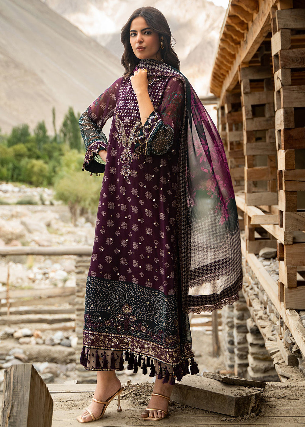 Buy Now Vasal Luxury Chiffons '26 by Charizma | VSLW6-12 Online in US, UK, Canada, France, Italy, Germany, Greece, Sweden, Netherlands & Worldwide at Empress.