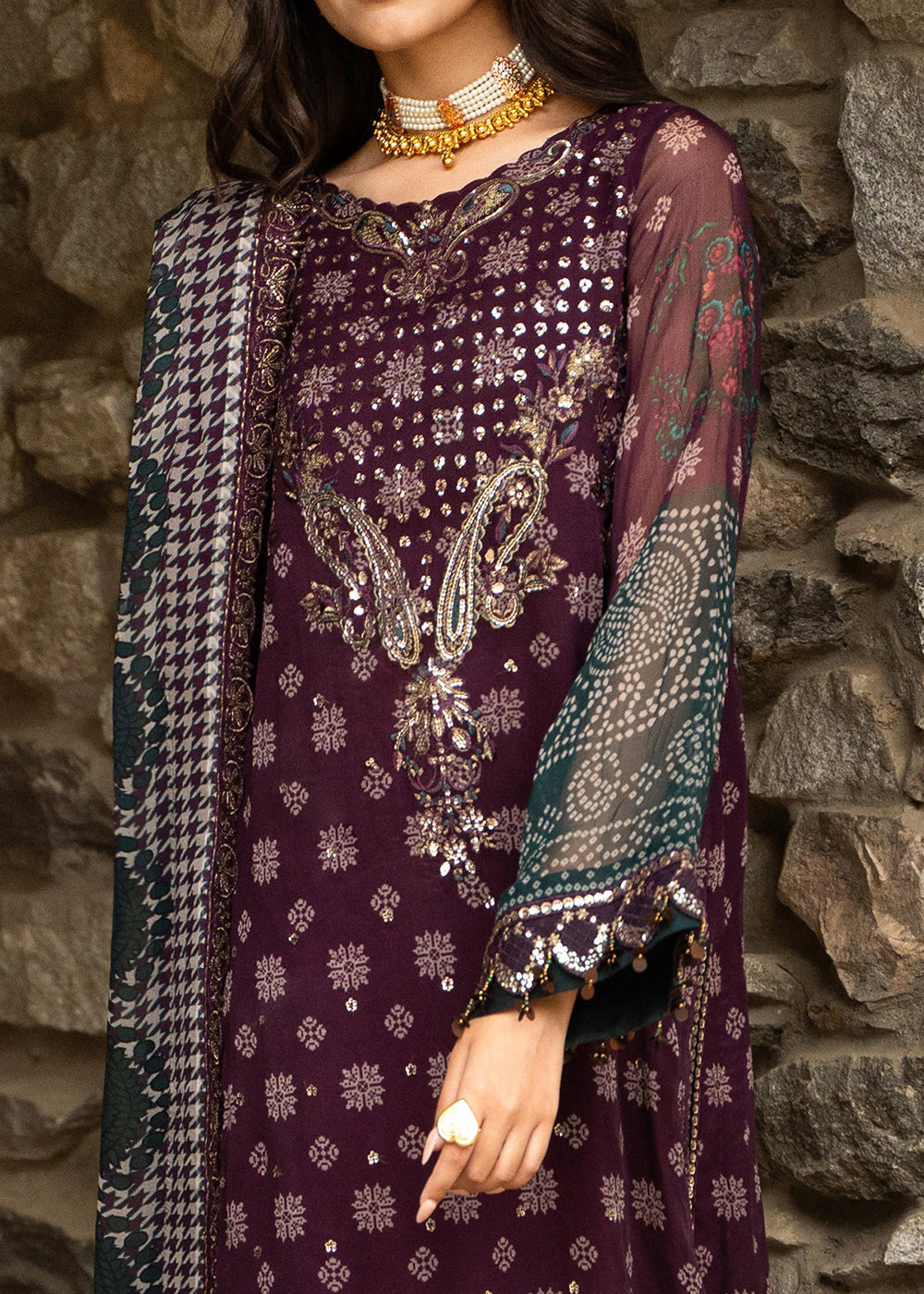 Buy Now Vasal Luxury Chiffons '26 by Charizma | VSLW6-12 Online in US, UK, Canada, France, Italy, Germany, Greece, Sweden, Netherlands & Worldwide at Empress.