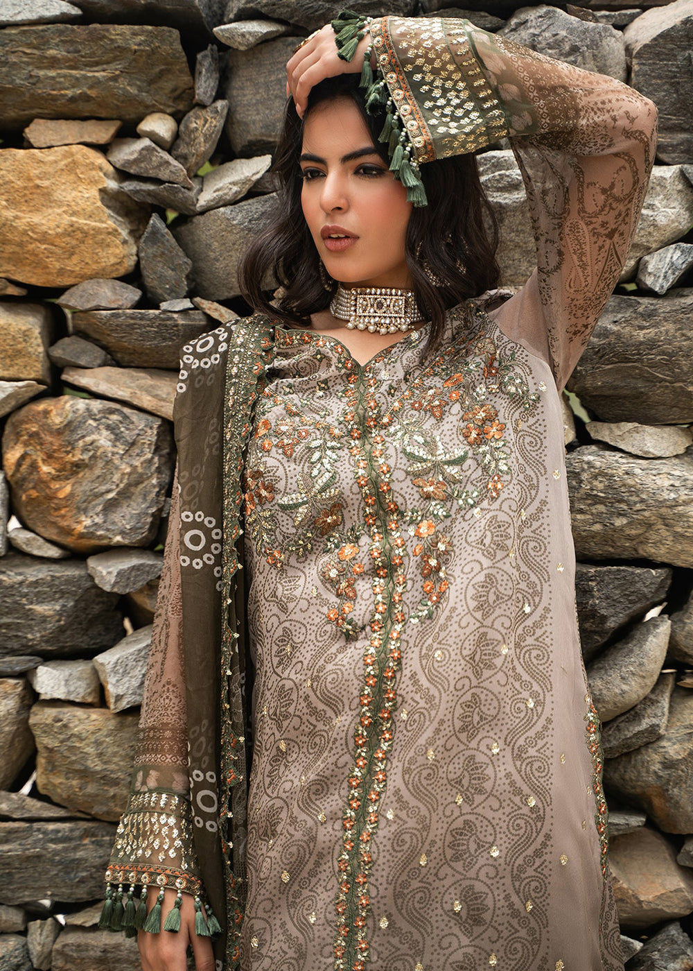 Buy Now Vasal Luxury Chiffons '26 by Charizma | VSLW6-13 Online in US, UK, Canada, France, Italy, Germany, Greece, Sweden, Netherlands & Worldwide at Empress.