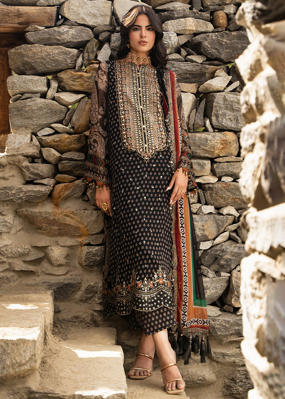 Buy Now Vasal Luxury Chiffons '26 by Charizma | VSLW6-15 Online in US, UK, Canada, France, Italy, Germany, Greece, Sweden, Netherlands & Worldwide at Empress.