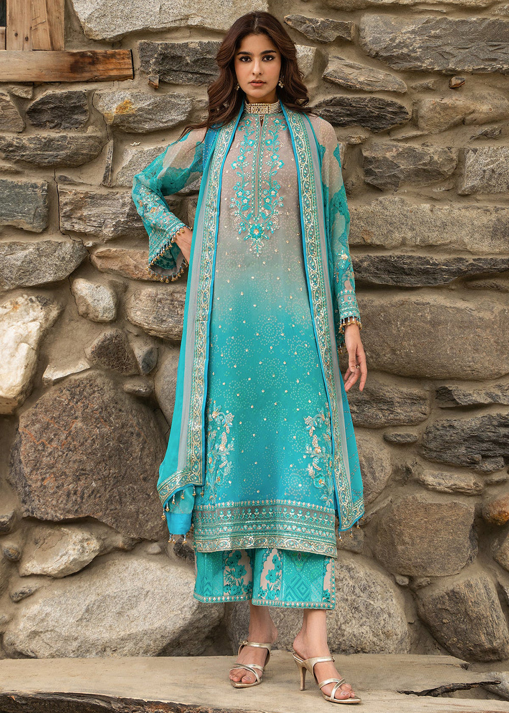Buy Now Vasal Luxury Chiffons '26 by Charizma | VSLW6-17 Online in US, UK, Canada, France, Italy, Germany, Greece, Sweden, Netherlands & Worldwide at Empress.