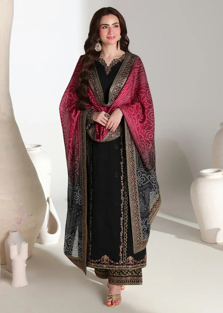 Buy Ensembles Embroidered Festive Chiffon &