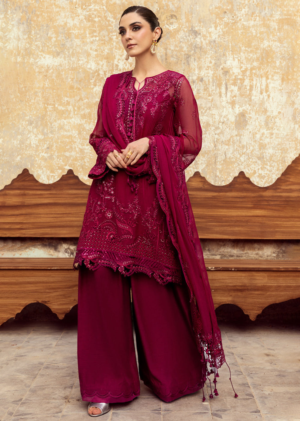 Buy Now Chiffons Luxury Formals '25 by Qalamkar | WC-02 SIOFE Online in USA, UK, Canada, Germany, Italy, Austria, France, UAE & Worldwide at Empress Clothing.