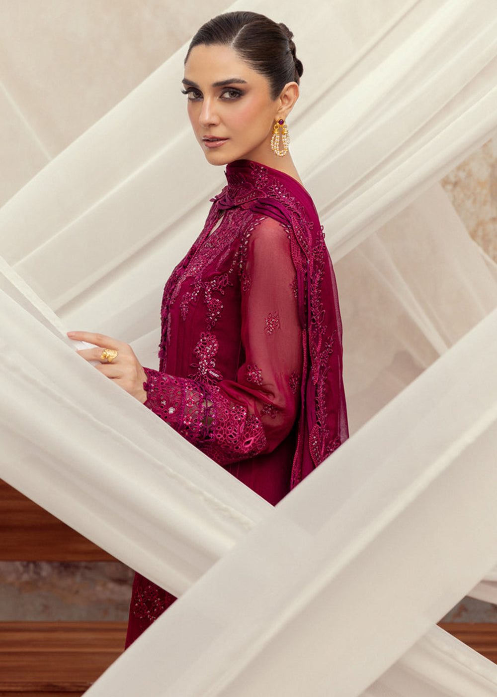 Buy Now Chiffons Luxury Formals '25 by Qalamkar | WC-02 SIOFE Online in USA, UK, Canada, Germany, Italy, Austria, France, UAE & Worldwide at Empress Clothing.