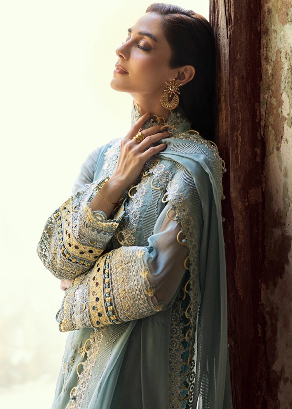 Buy Now Chiffons Luxury Formals '25 by Qalamkar | WC-08 VEVIN Online in USA, UK, Canada, Germany, Italy, Austria, France, UAE & Worldwide at Empress Clothing.